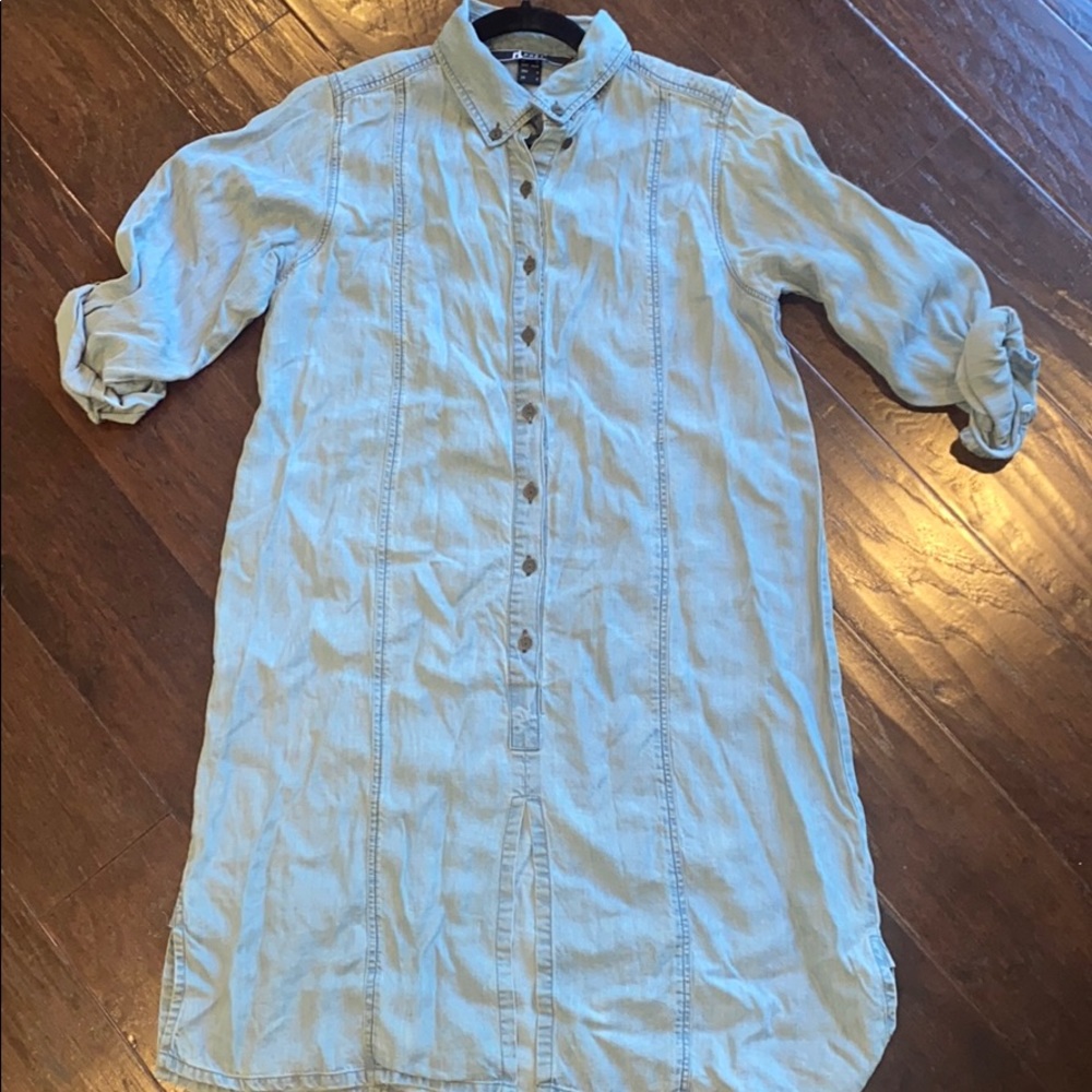 Women’s Denim Pakistani kurta, Nishat Pret, size s